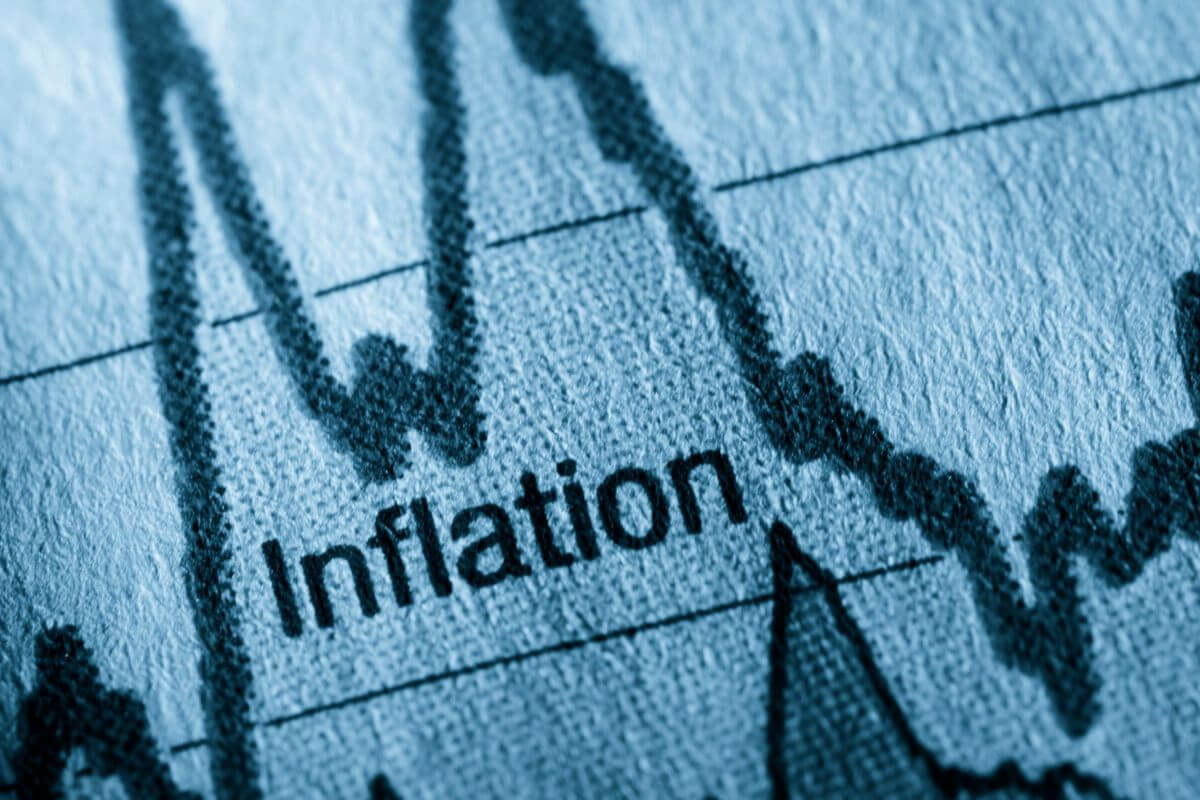 An image shows an inflation graph.