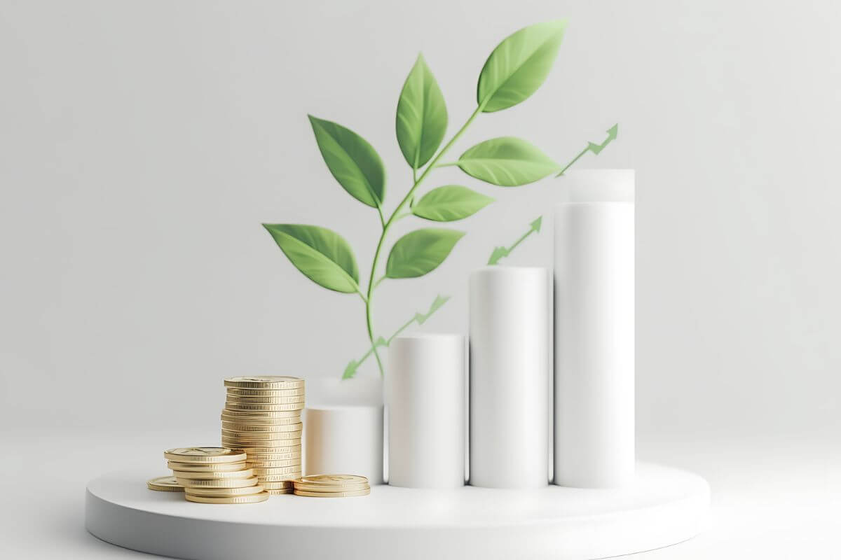 A picture of stacks of coins and wealth concept.