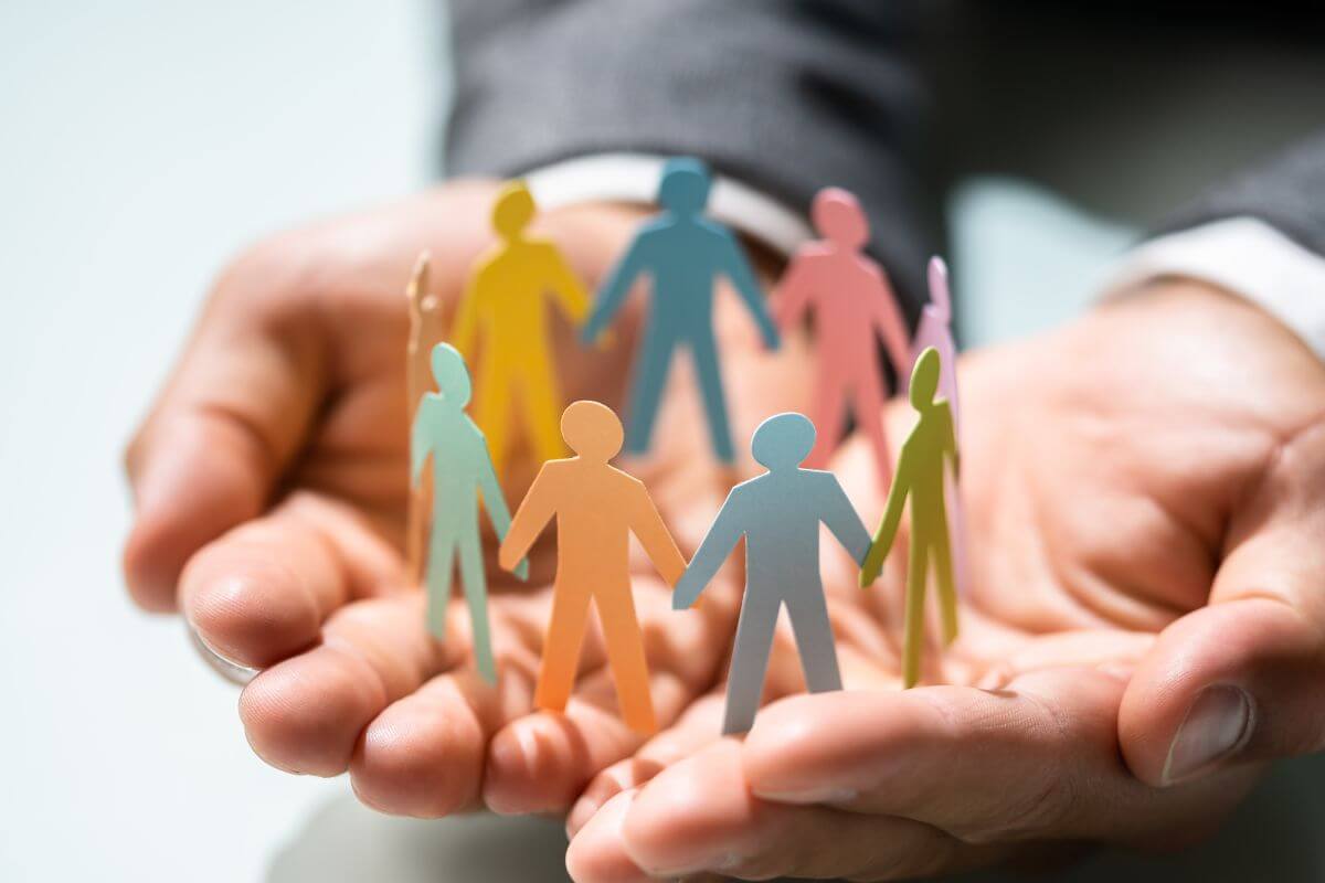 A picture shows a leadership concept.