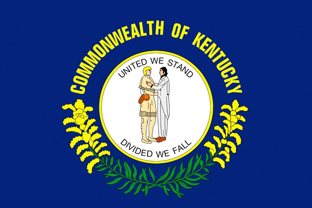 Un drapeau du Kentucky.