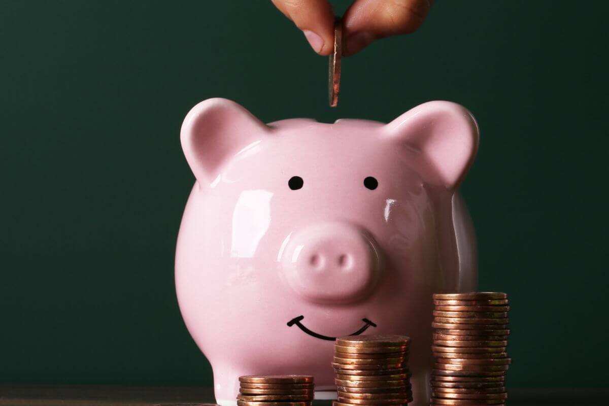 Une image d'une main d'homme économisant de l'argent.