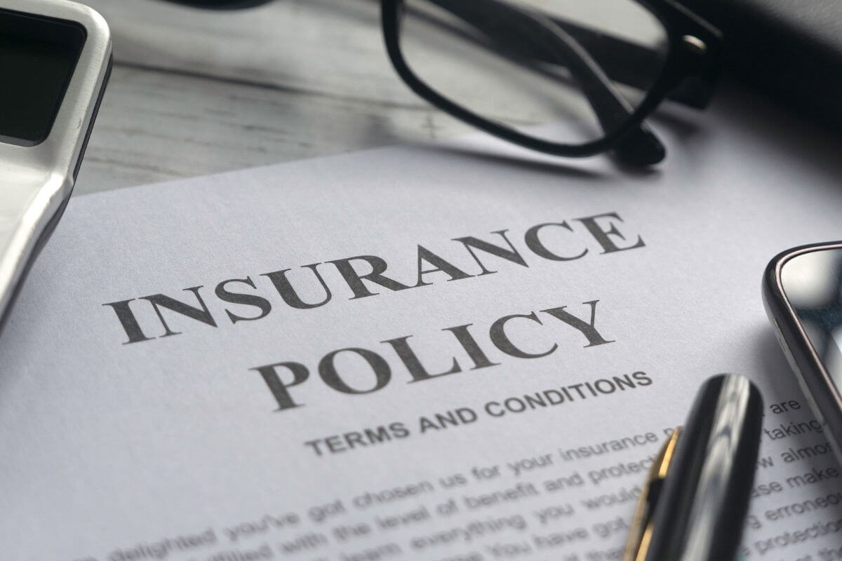 Une image d'un document d'assurance.