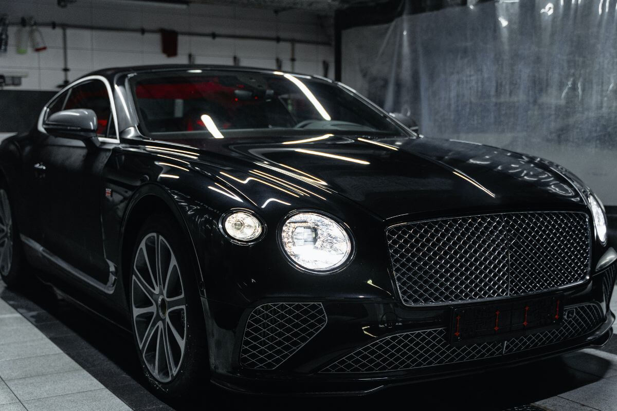 A picture of a luxury car.