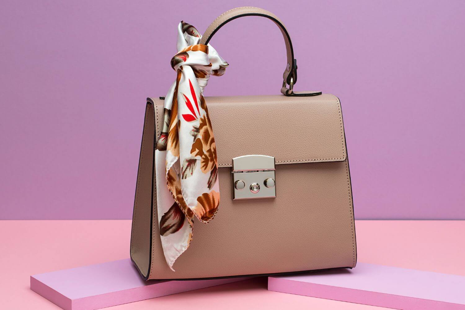 A picture shows a designer bag.