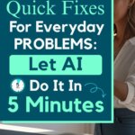 Learn how small daily tasks can be solved in minutes with AI while building strong money habits. These quick solutions save time and reduce stress, helping you stay focused on your money goals. Use AI to create daily routines, track progress, and stay consistent with personal development tips. Quick fixes like this encourage a rich mindset and make your day run smoother.