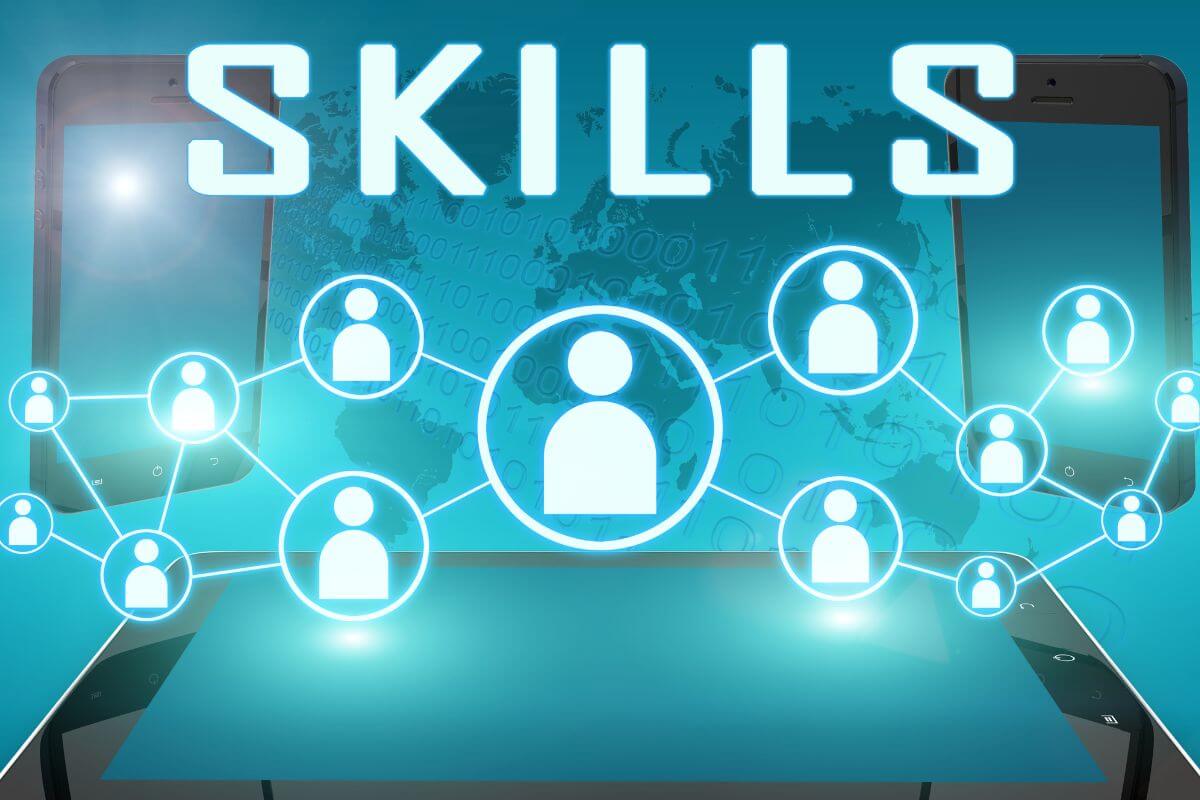 A picture shows skills concept.